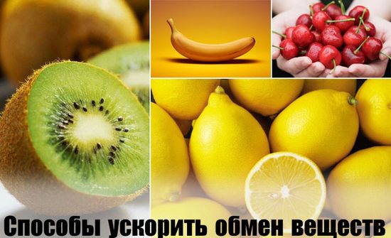 Ускорение обмена веществ